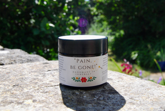 Pain, Be Gone! For Abdominal Pain, Sore Muscles and Joints.